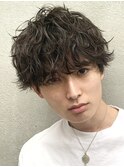 古正寺シャドウパーマ緩めスパイラルパーマッシュウルフカット