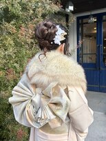 レブルーム(rebloom)&nbsp;成人式ナチュラル盛りヘア