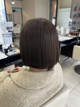 ウィーブリスタ(Weve Rista) 着物ヘア/大人ガーリー/ダークアッシュ/似合わせカット/富里