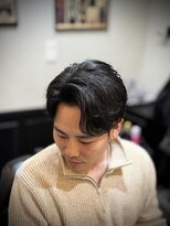 プラウド(PROUD)&nbsp;ビジネスフォーマル ツーブロック　ワンカール 七三オールバック