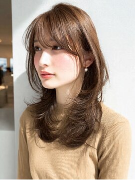 ダル 渋谷/表参道(DAL.) ハッシュカットミディアムレイヤーシャギー韓国ヘア