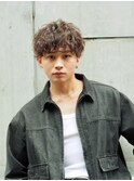 大人の無造作シャドウパーマ