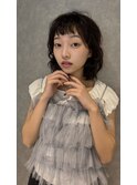 大人ガーリー/似合わせカット/イメチェン/前髪/ニュアンスパーマ