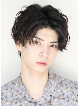 ソレイユ(Soleil) 30代40代50代ビジネスマン向け清潔感くせ毛センターパート