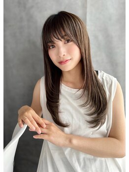 ラピス 新宿店(Lapis)の写真/30代40代の髪の悩み解決をサポート。まとまり続く艶やかなストレートヘア♪