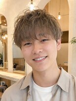 カラン エ ノエル(Calin et Noel)&nbsp;Men's/マッシュショート/束感/アッシュベージュ