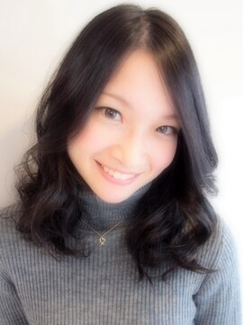 ヘアーデザイン リント(hair design Rinto) 黒髪横揺れナチュラルウェーブ◎20代30代40代50代