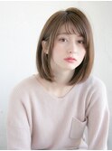 肩ラインの内巻きボブスタイル♪