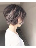 【Marl】ハイライトバレイヤージュのラベンダーグレージュ♪
