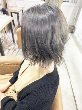 ヘッツ 仙台駅前店(HETTU) 【LEMO】ミニウルフ/テラコッタ/デジタルパーマ/くすみブルー