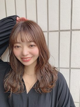 ディスオモテサンドウ 表参道(This OMOTESANDO) 20代30代に大人気☆韓国風ひし形セミディ（韓国風ハイライト）