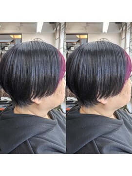 ヘアーサロン リバース(Hair Salon Rebirth) 【防府/Rebirth】コバルトブルー×マゼンタ