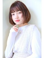 ハピネス クローバー 学園前店(Happiness CLOVER)&nbsp;大人可愛い　タンバルモリ　透明感カラー　小顔カット