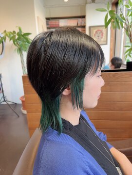 スープレックス ヘアーデザイン(SOUPREX HAIR DESIGN) 大人ウルフ！ツートンカラー！20代 30代 40代 50代 髪質改善