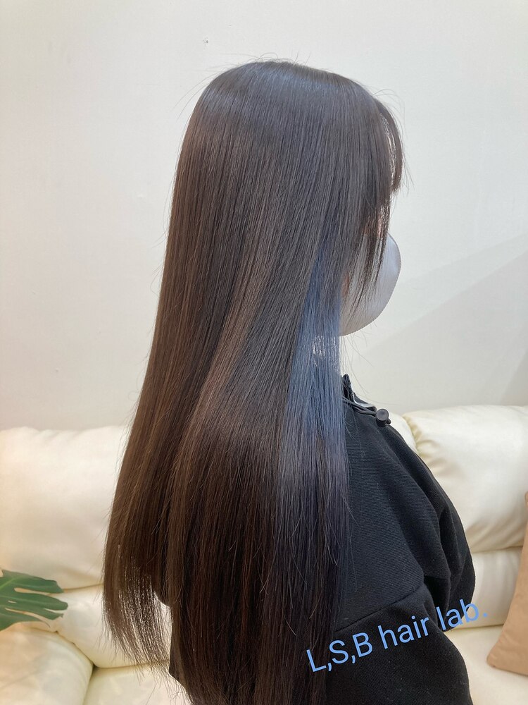 LSB】color インナーカラーブルーシルバー×ブルージュ：L180288428 
