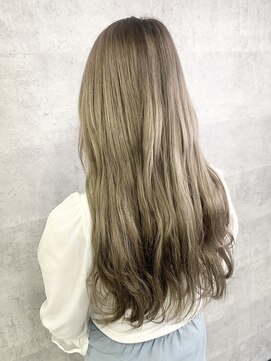 ディア(.eer) 【.eer/ディア】ミルクティーグレージュ×ダブルカラー<南船場>