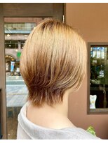 ココカラヘアー ニコ(cococara hair nico) ショート/ハイトーン/ダブルカラー/ブリーチ/ベージュ/韓国