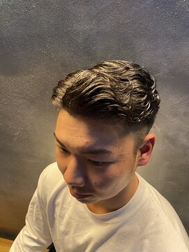 グレースマンカフェ(GRACE MAN CAFE) 【ビジネススタイル】七三分けサイドパート!!