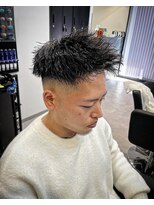 メンズ ラピス 横浜店(Men’sLapis)&nbsp;【時短セット】ツイストパーマ×ジェットモヒカン