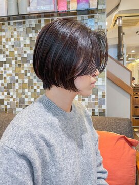 ネオリーブアイム 横浜西口店(Neolive aim) バレないハイライト透明感アップ、大人ショートボブ♪ 【横浜】