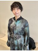 ショートヘアー×ハードパーマ