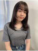 韓国風レイヤースタイル/韓国/ダブルカラー/髪質改善
