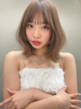 ソヨン 仙台落合店(SOYON) 外ハネレイヤーのくびれボブ