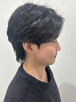 ヒュイル バイ ニアウ(Hwyl by Niau)&nbsp;メンズセンターパートウルフパーマフェザーパーマ