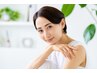 お肌に優しい白髪染め【オーガニックカラー】　全体のカラー+カット+炭酸泉　