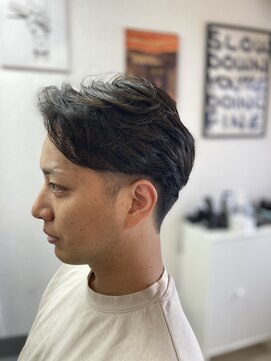 カルム(CALME) ツーブロック+ニュアンスパーマ