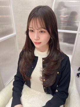 クム(kumu) 【kumu】 ロングレイヤー/顔周りカット/栄/名古屋