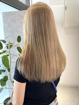 ムーン バイ ケンジ(moon by KENJE) 【sakura】髪質改善トリートメント/ベージュ/ハイトーン