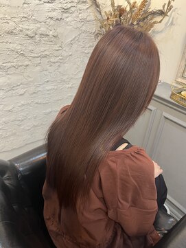 ラム(L'am) ケラチントリートメント/艶髪/ピンクブラウン/髪質改善