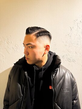 ヘアサロン エフ 渋谷(F) #スキンフェード#ハードパート#ハイフェード#barber