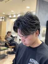 曲がる縮毛矯正専門店 バイ レイズ 名駅(曲がる縮毛矯正専門店 by RAYS)&nbsp;フェザーパーマフェザーショート刈り上げセンターパート h