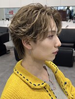 波巻きパーマメンズツイストスパイラルパーマツーブロック