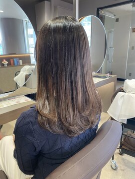 ショコララテ 20代30代大人可愛い韓国風ヘアスタイル Ｃカール内巻き