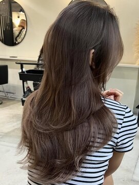 ラキング ギンザ トウキョウ(LAKING GINZA) くびれヘア/アプリコットオレンジ/夏/ハイライトカラー[銀座駅]