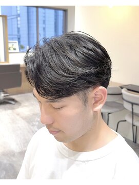ハレ ヘアサロン(Hale hair salon) Haleブルーブラックフェザーパーマサーフカールニュアンスパーマ