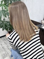 ベルヘアーデザイン 堺東(Belle hair Design)&nbsp;ハイライト切りっぱなし韓国風イルミナカラー堺東20代30代40代