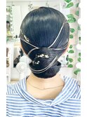 タイトシニヨン【品川/ヘアセット/着付け】