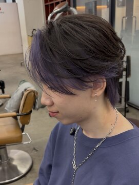 リップス 吉祥寺アネックス店(LIPPS) インナーカラー×センターパート