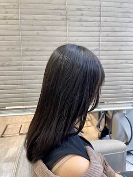 イメージア 青葉台店(IMAGE A) 【透明感ロング】柔らかアッシュカラー＠20代30代40代50代60代