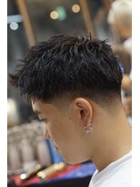 タイト スワッグ バーバーワークス(TIGHT SWAG BARBERWORKS)&nbsp;テーパーフェード×スパイキーショート