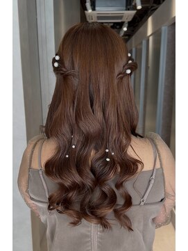 サロウィン 鹿児島天文館店(SALOWIN) お呼ばれヘアセット［ハーフアップ］