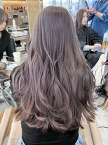 サンク 原宿 表参道(cinq)&nbsp;ヘーゼルベージュピンクベージュホワイトベージュ長めボブ韓国