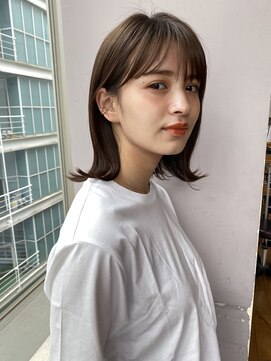 ガーデントウキョウ(GARDEN Tokyo) 髪質改善/大人ガーリー/似合わせカット/ミディアム/グレージュ//