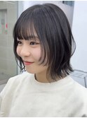 ◎フェイスレイヤーミディアムボブ似合わせ前髪