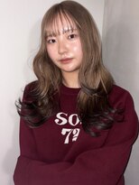 ヨハク 大阪梅田中崎町(yohaku) 【MIHO】レイヤー×ミルクティーの裾カラー