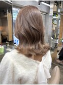 原宿マロンベージュモカベージュヘーゼルベージュレイヤー韓国